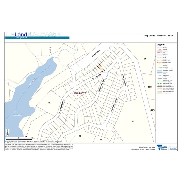 Floorplan of Homely land listing, 14 Village Way, Macs Cove VIC 3723