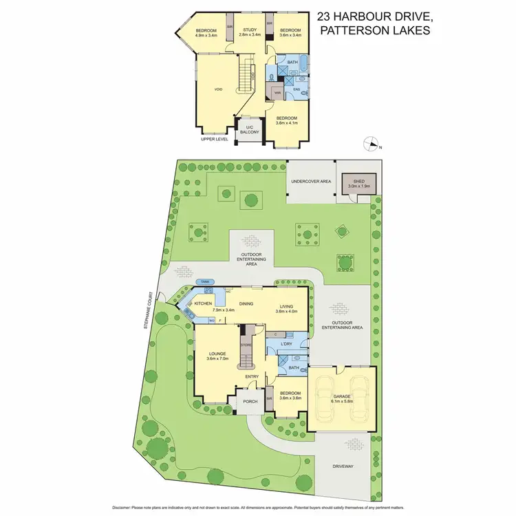 Floorplan of Homely house listing, 23 Harbour Drive, Patterson Lakes VIC 3197
