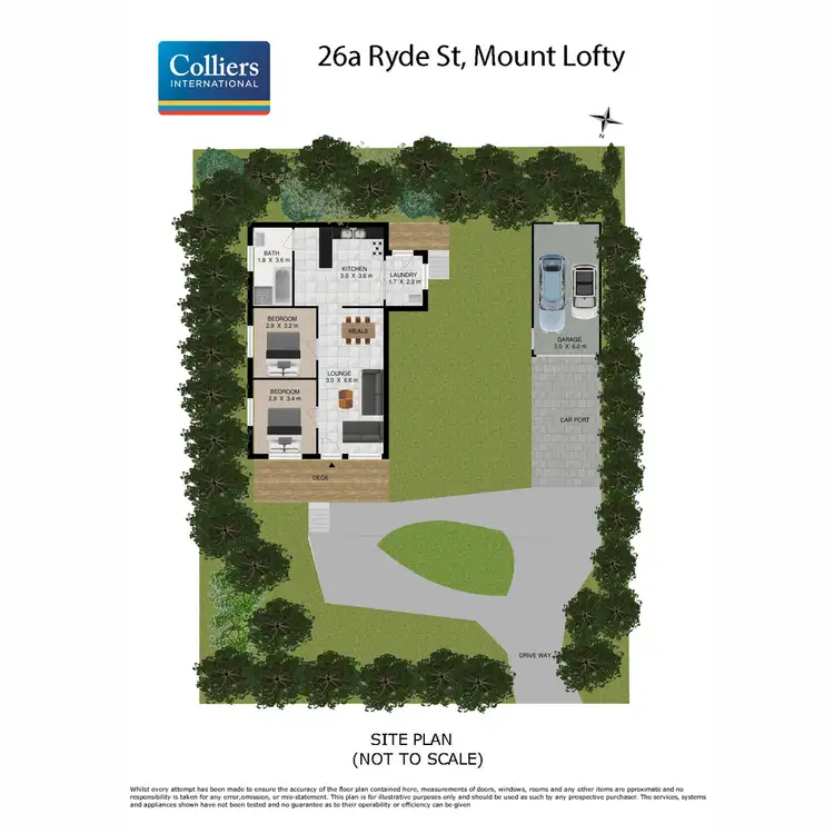 Floorplan of Homely house listing, 26A Rhyde Street, Mount Lofty QLD 4350