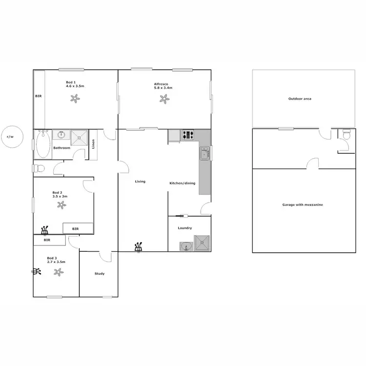 Floorplan of Homely house listing, 14 Brockworth Road, Port Lincoln SA 5606