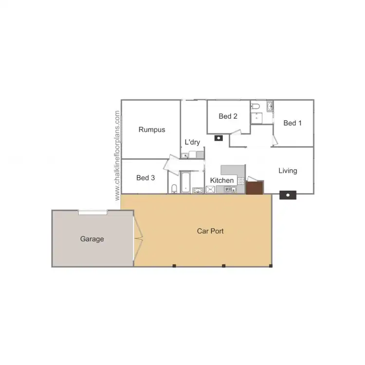 Floorplan of Homely house listing, 69 Waller Street, Benalla VIC 3672