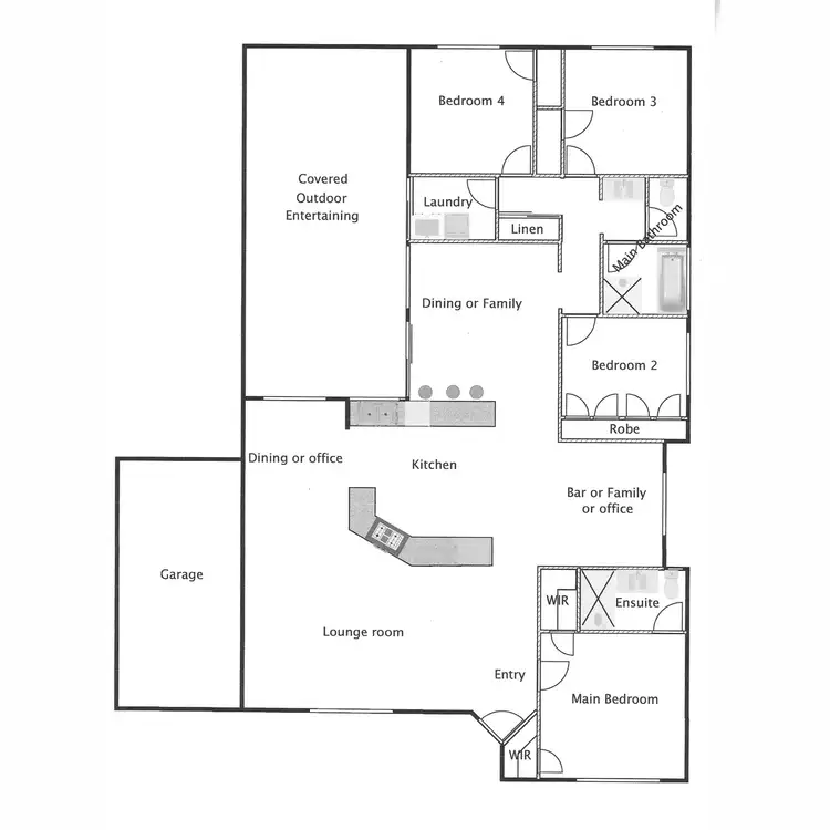 Floorplan of Homely house listing, 20 Bennelong Court, Beenleigh QLD 4207