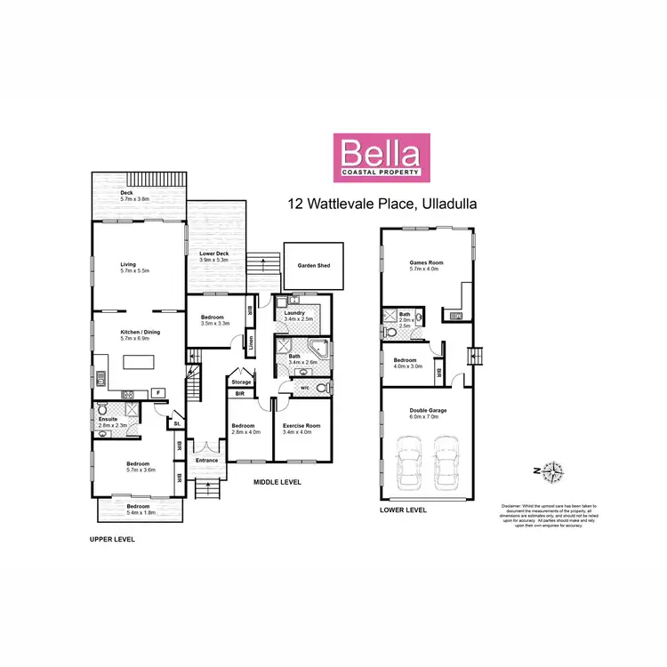 Floorplan of Homely house listing, 12 Wattlevale Place, Ulladulla NSW 2539