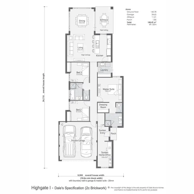 Floorplan of Homely land listing, 66 Roebuck Drive, Salter Point WA 6152
