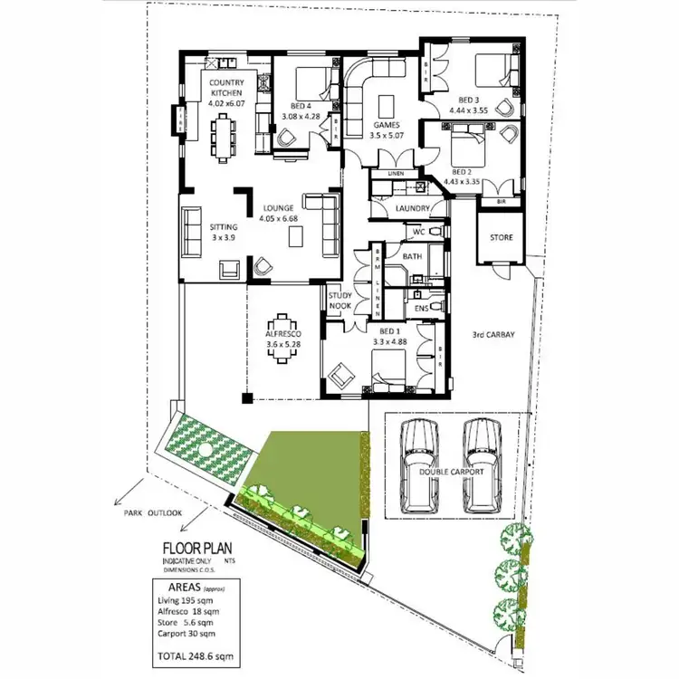 Floorplan of Homely house listing, 3 Tuart Lane, Applecross WA 6153