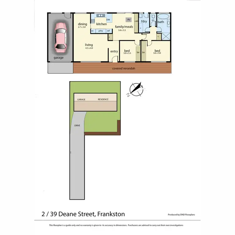 Floorplan of Homely house listing, 2/39 Deane Street, Frankston VIC 3199