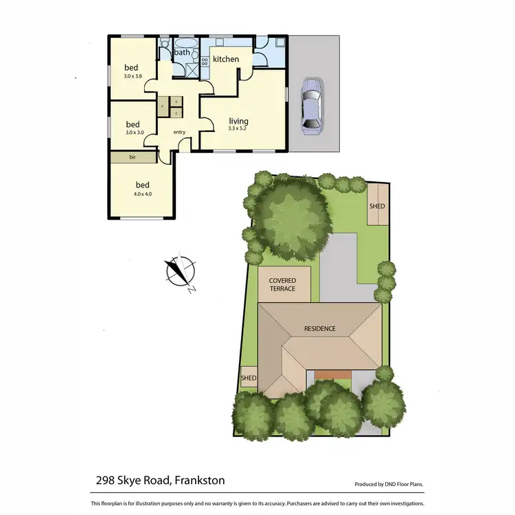 Floorplan of Homely house listing, 298 Skye Road, Frankston VIC 3199