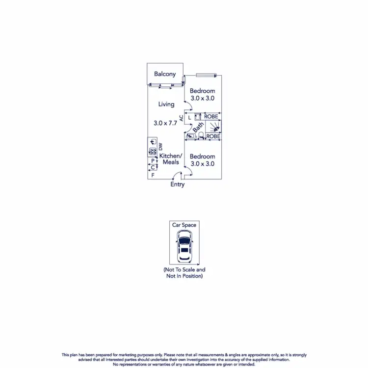 Floorplan of Homely apartment listing, 108/86 Cade Way, Parkville VIC 3052