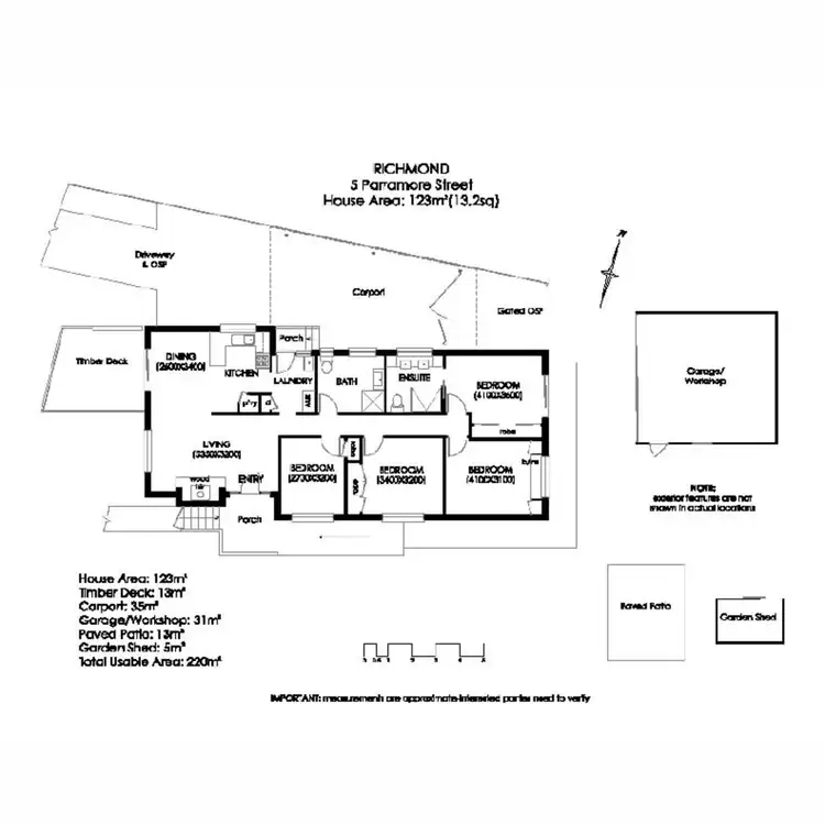 Floorplan of Homely house listing, 5 Parramore Street, Richmond TAS 7025