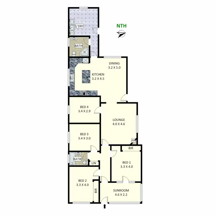 Floorplan of Homely house listing, 12 Brighton Avenue, Croydon Park NSW 2133
