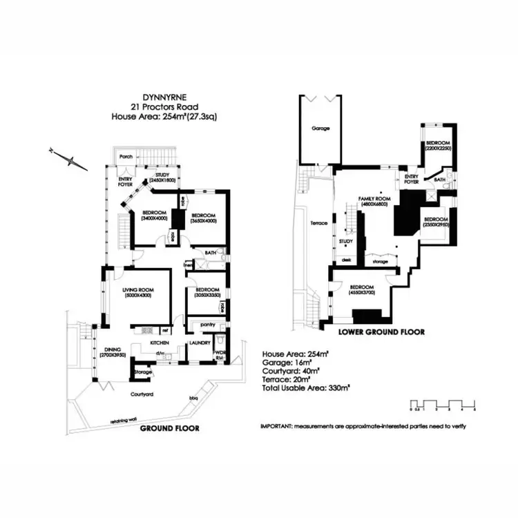 Floorplan of Homely house listing, 21 Proctors Road, Dynnyrne TAS 7005
