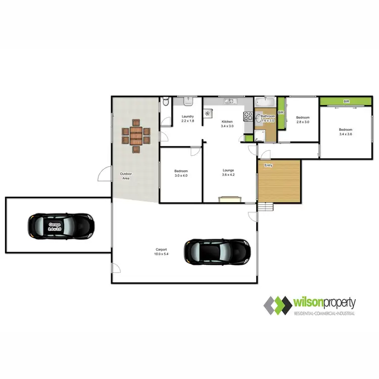 Floorplan of Homely house listing, 8 Williams Court, Traralgon VIC 3844