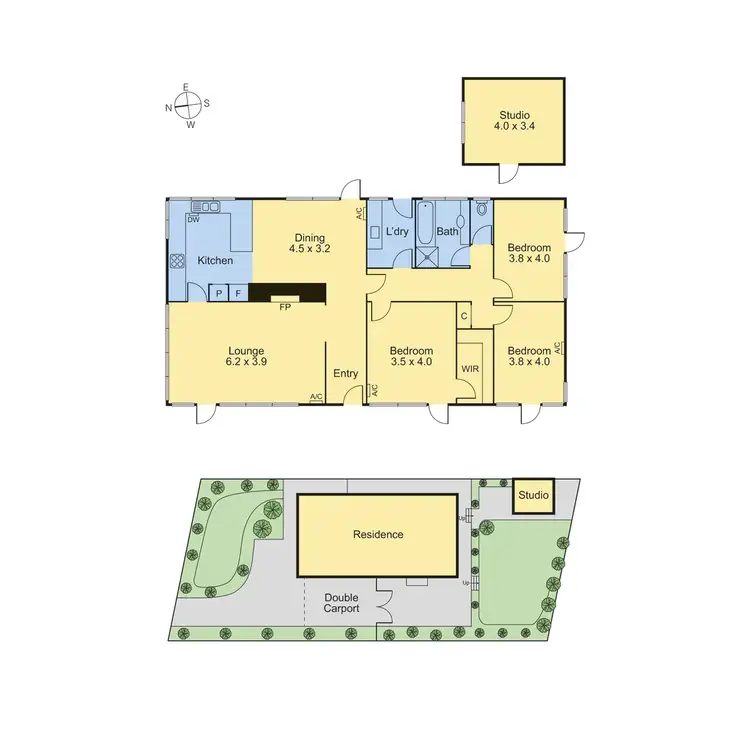 Floorplan of Homely house listing, 12 Collins Street, Bulleen VIC 3105