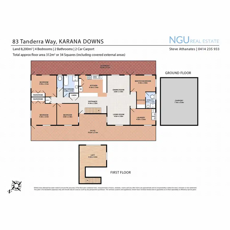 Floorplan of Homely house listing, 83 Tanderra Way, Karana Downs QLD 4306