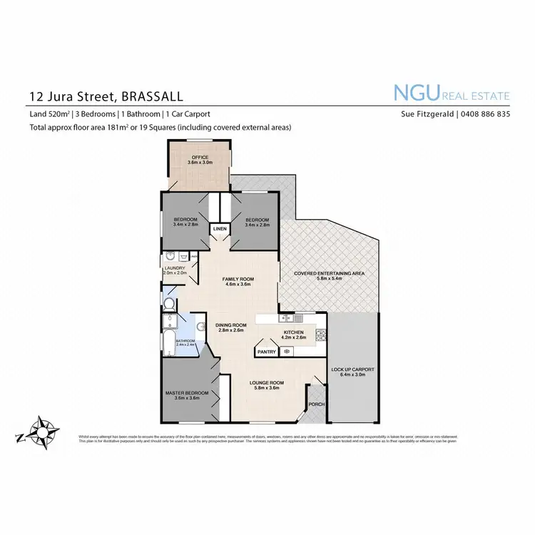 Floorplan of Homely house listing, 12 Jura Street, Brassall QLD 4305