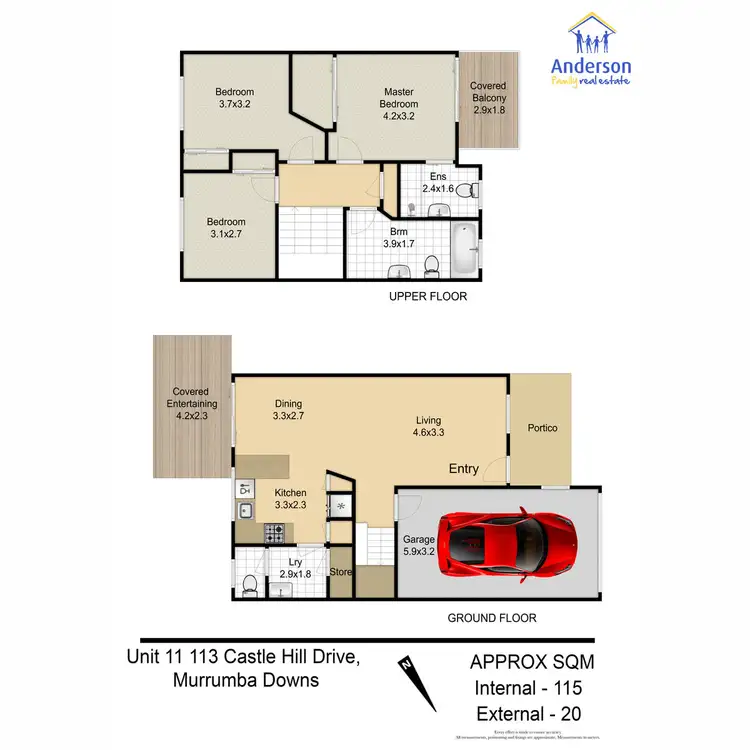 Floorplan of Homely unit listing, 11/113 Castle Hill Drive, Murrumba Downs QLD 4503