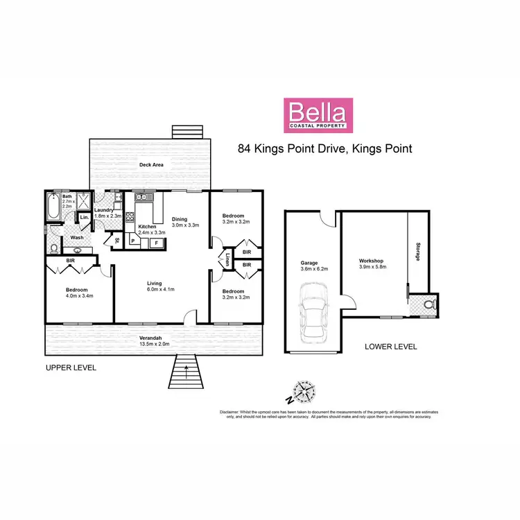 Floorplan of Homely house listing, 84 Kings Point Drive, Kings Point NSW 2539