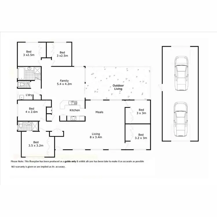Floorplan of Homely house listing, 18 Cawdor Road, Highfields QLD 4352
