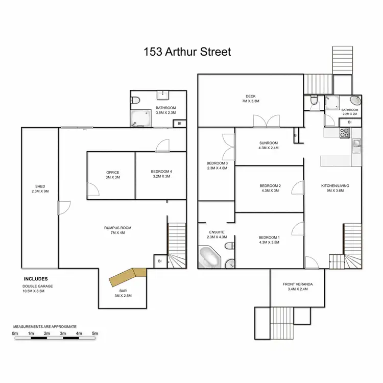 Floorplan of Homely house listing, 153 Arthur Street, Grafton NSW 2460
