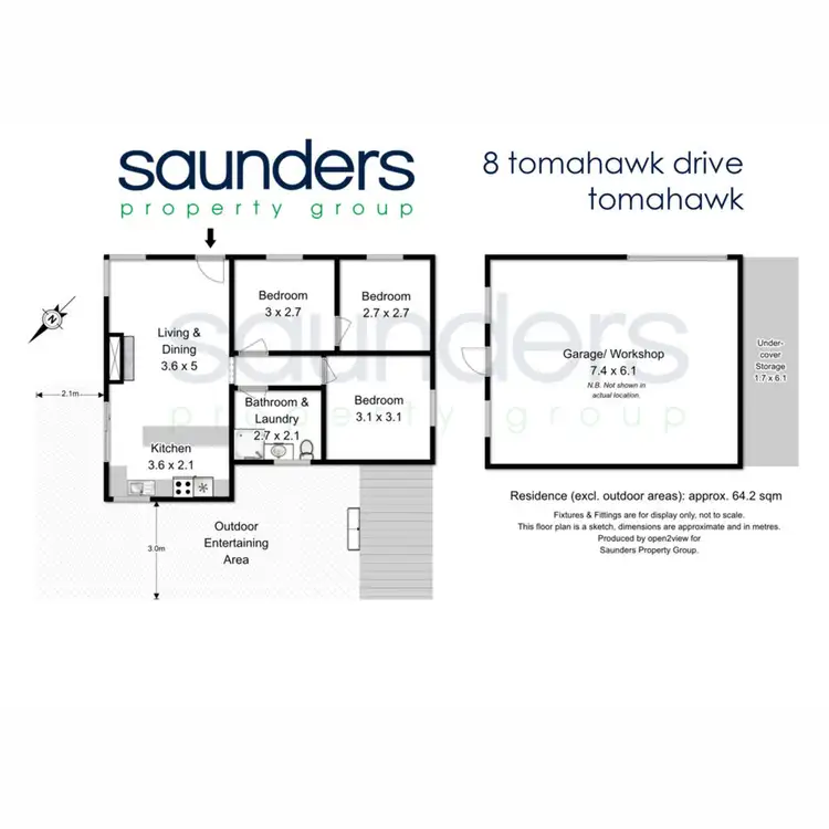 Floorplan of Homely house listing, 8 Tomahawk Drive, Tomahawk TAS 7262