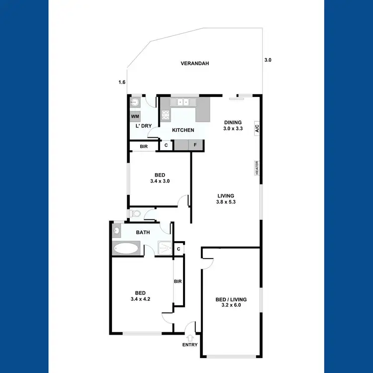 Floorplan of Homely house listing, 8 McKinnon Park, Clare SA 5453