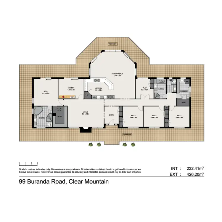 Floorplan of Homely rural property listing, 99 Buranda Road, Clear Mountain QLD 4500