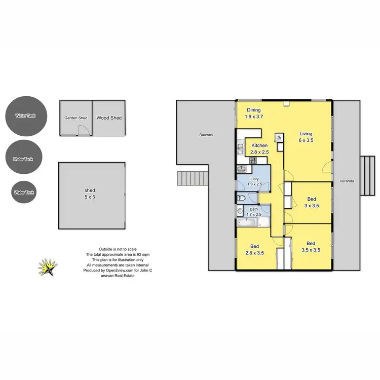 Floorplan of Homely house listing, 4 Village Way, Macs Cove VIC 3723