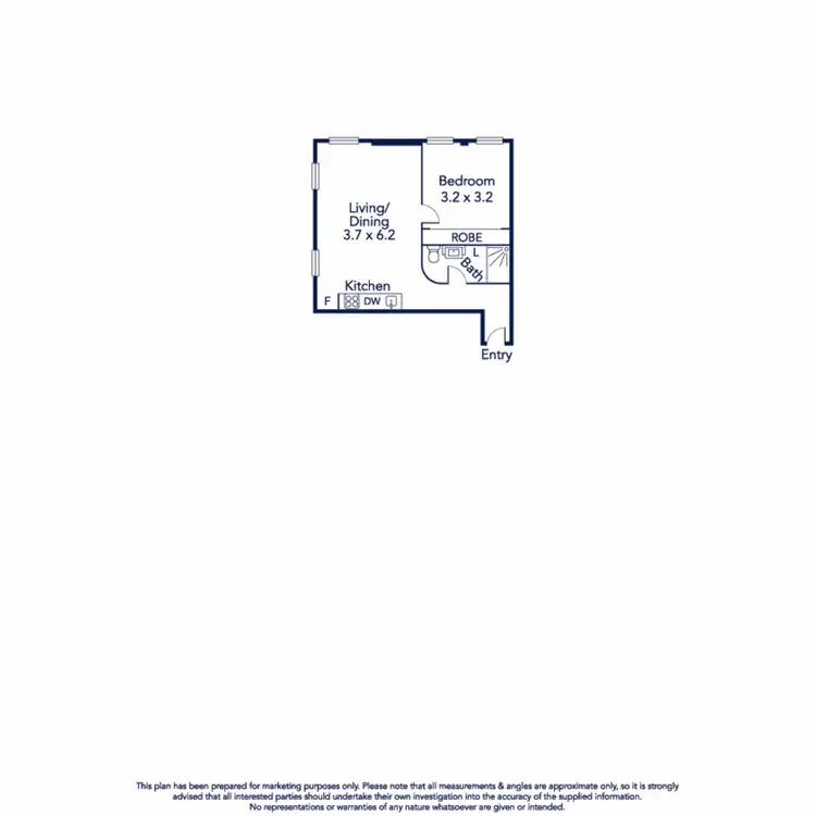 Floorplan of Homely apartment listing, 103/704 Victoria Street, North Melbourne VIC 3051