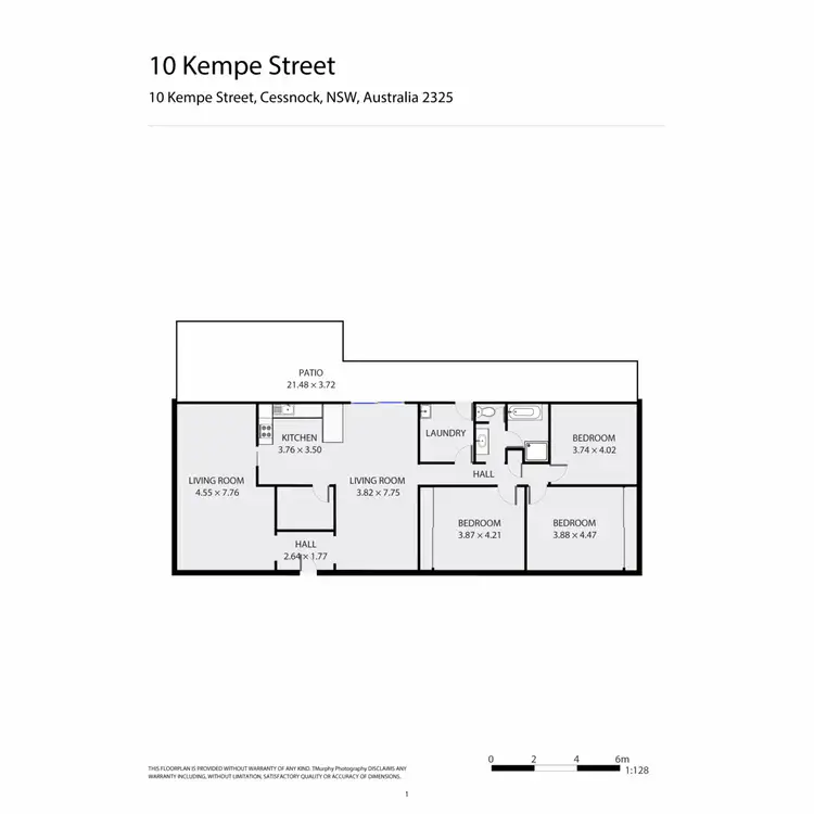 Floorplan of Homely house listing, 10 Kempe Street, Cessnock NSW 2325