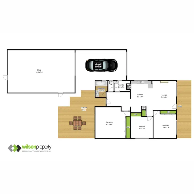 Floorplan of Homely house listing, 8 Doyne Crescent, Traralgon VIC 3844