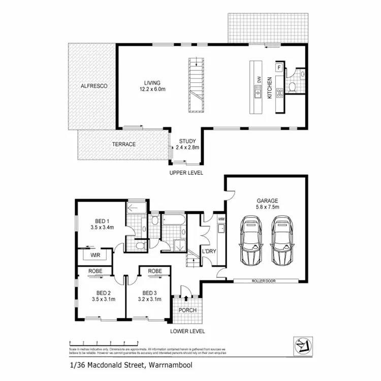 Floorplan of Homely house listing, 1/36 Macdonald Street, Warrnambool VIC 3280