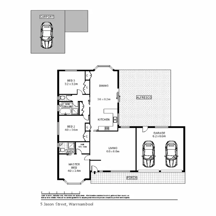 Floorplan of Homely house listing, 3 Jason Street, Warrnambool VIC 3280