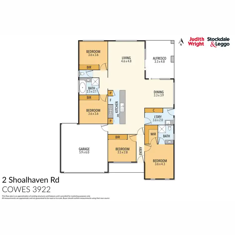 Floorplan of Homely house listing, 2 Shoalhaven Road, Cowes VIC 3922