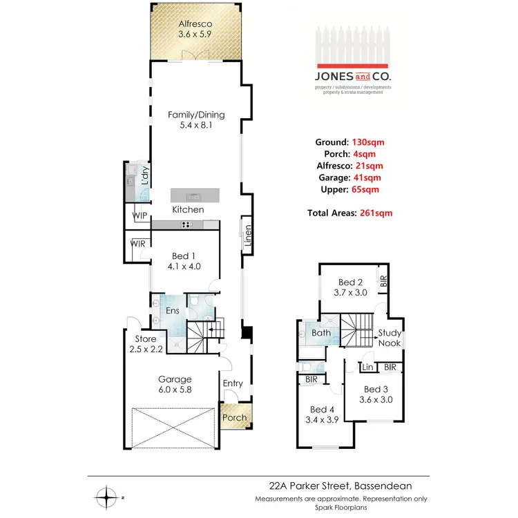 Floorplan of Homely house listing, 22A Parker Street, Bassendean WA 6054
