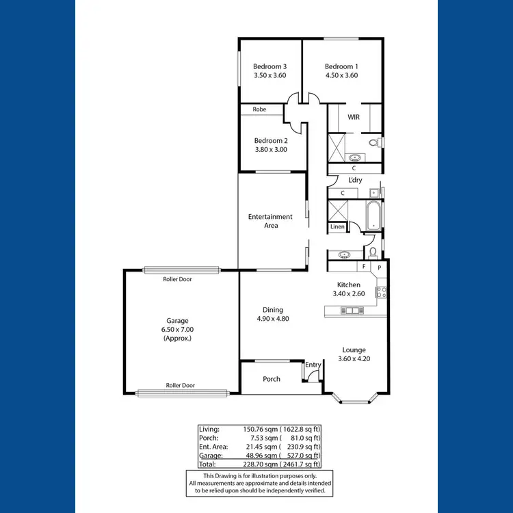 Floorplan of Homely house listing, 5 Pandappa Drive, Clare SA 5453