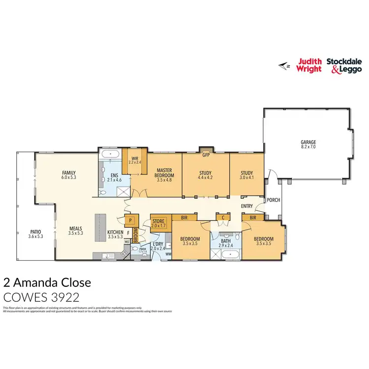 Floorplan of Homely house listing, 2 Amanda Close, Cowes VIC 3922