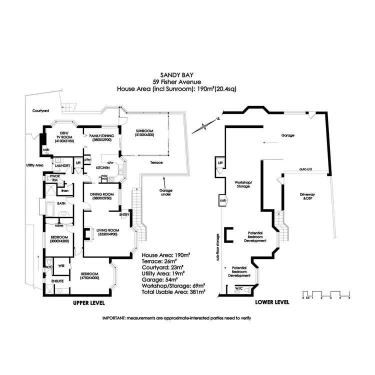 Floorplan of Homely house listing, 59 Fisher Avenue, Sandy Bay TAS 7005
