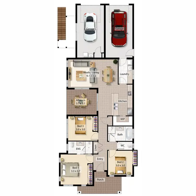 Floorplan of Homely house listing, 22 Triton Boulevard (Huntlee), North Rothbury NSW 2335