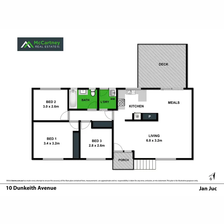 Floorplan of Homely house listing, 10 Dunkeith Avenue, Jan Juc VIC 3228
