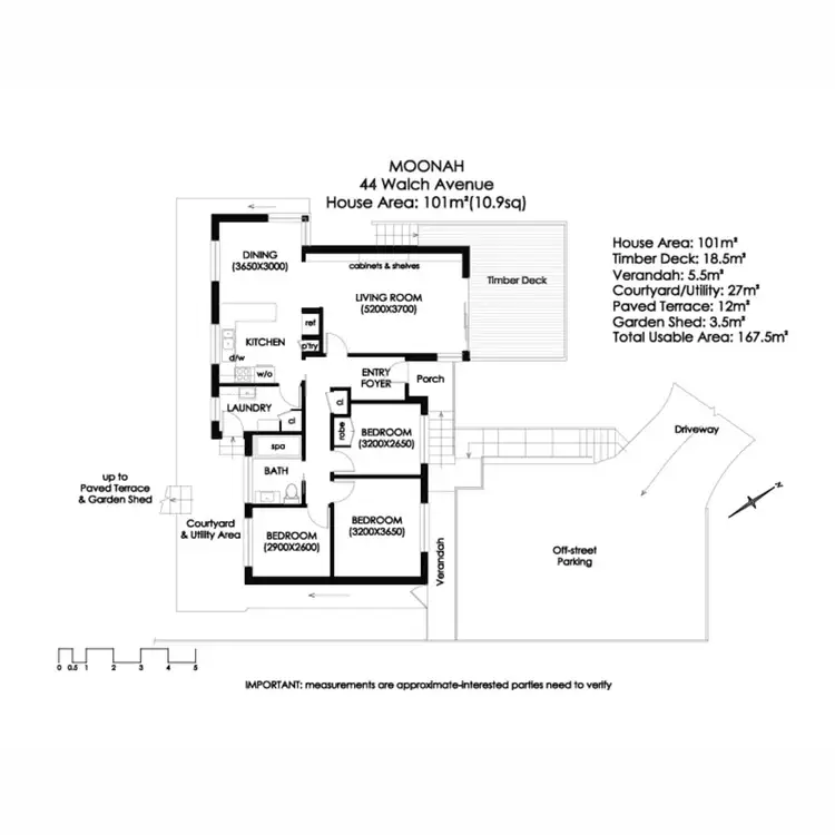 Floorplan of Homely house listing, 44 Walch Avenue, Moonah TAS 7009