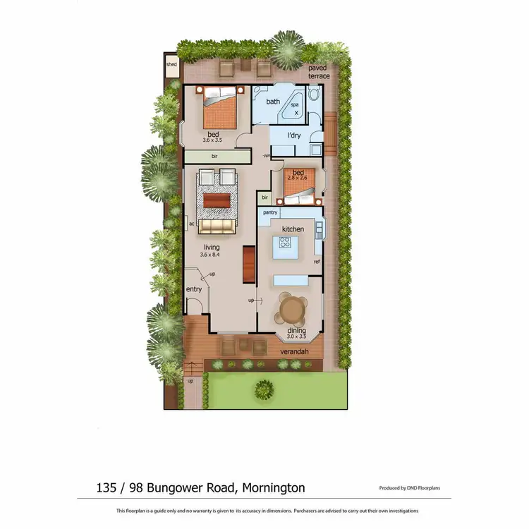 Floorplan of Homely unit listing, 135/98 Bungower Road, Mornington VIC 3931