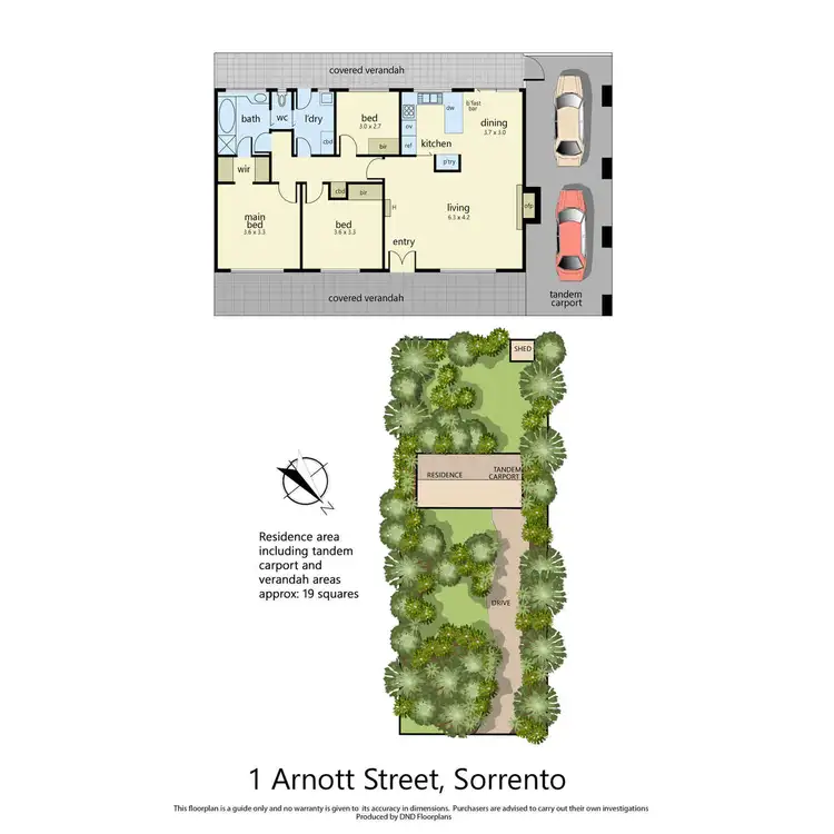 Floorplan of Homely house listing, 1 Arnott Street, Sorrento VIC 3943