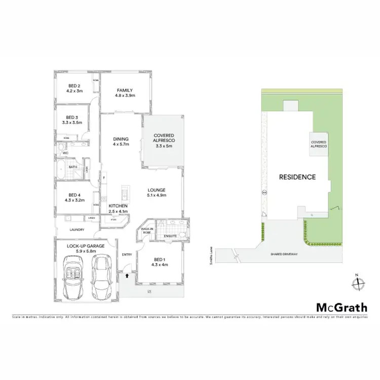 Floorplan of Homely house listing, 1/30B Smiths Lane, Wollongbar NSW 2477