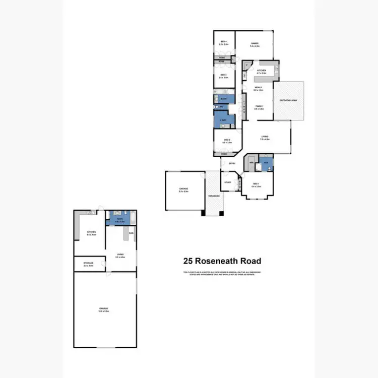 Floorplan of Homely house listing, 25 Roseneath Road, Warncoort VIC 3243