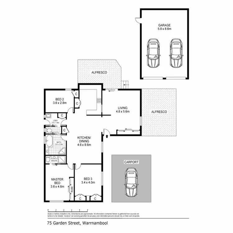 Floorplan of Homely house listing, 75 Garden Street, Warrnambool VIC 3280