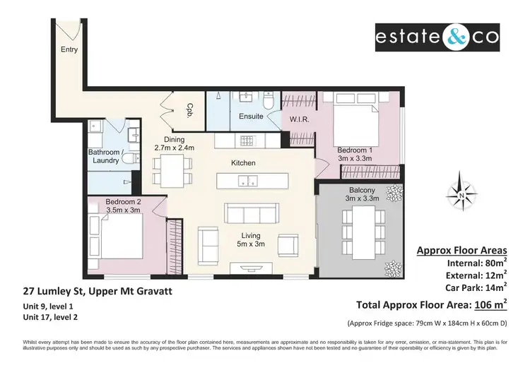 Floorplan of Homely apartment listing, 17/27 Lumley Street, Upper Mount Gravatt QLD 4122