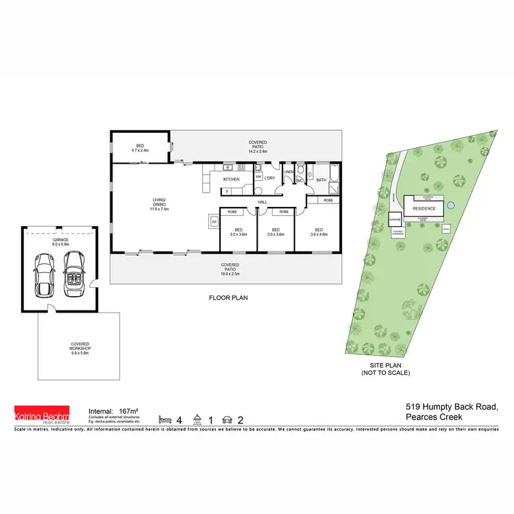 Floorplan of Homely rural property listing, 519 Humpty Back Road, Pearces Creek NSW 2477