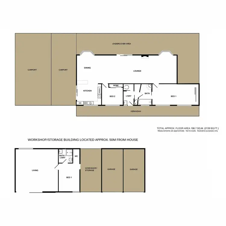 Floorplan of Homely rural property listing, 52 Twamley Road, Glenrowan VIC 3675