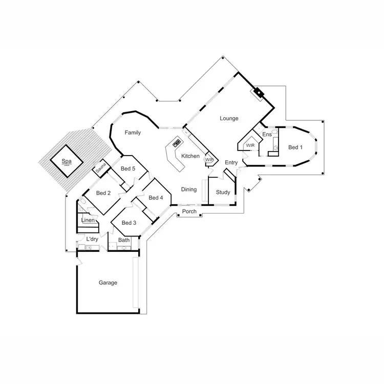 Floorplan of Homely rural property listing, 84 Bunstons Road, Tolmie VIC 3723