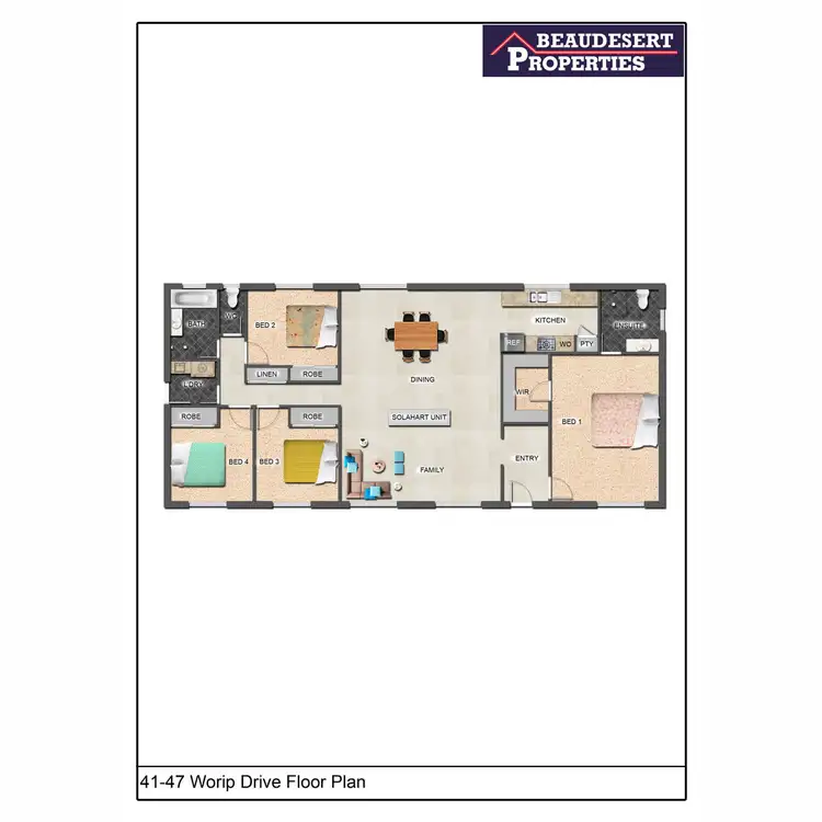 Floorplan of Homely rural property listing, 41-47 Worip Drive, Veresdale Scrub QLD 4285